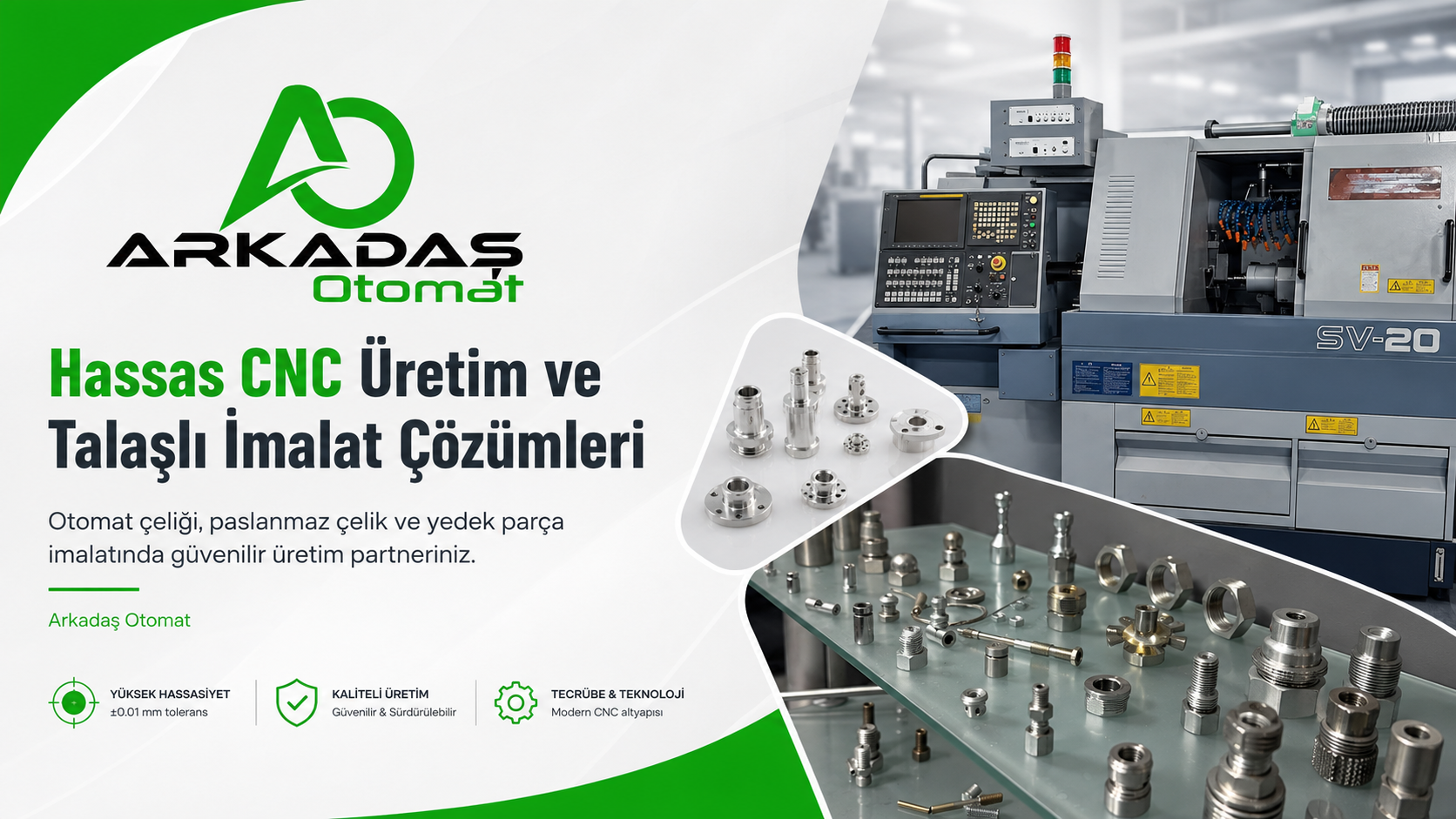 Metal üretim tesisinde kurumsal üretim